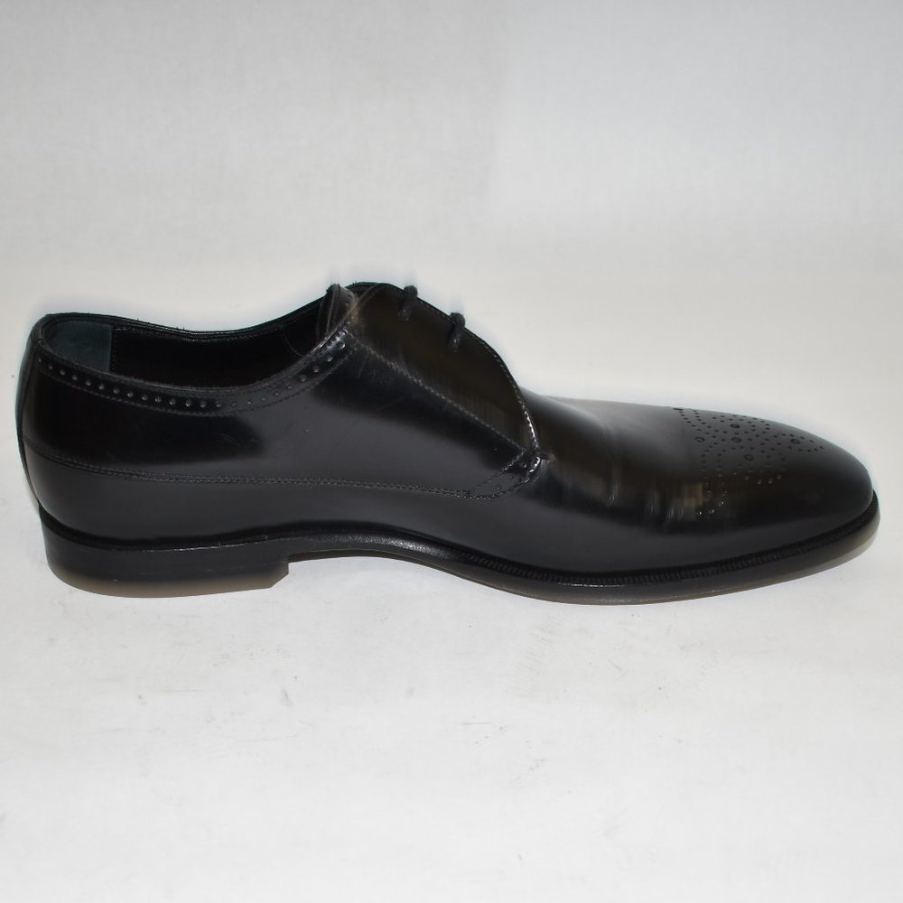 Burberry Cranbrook Derby Black Leather Size 8 - Picture 6 of 9